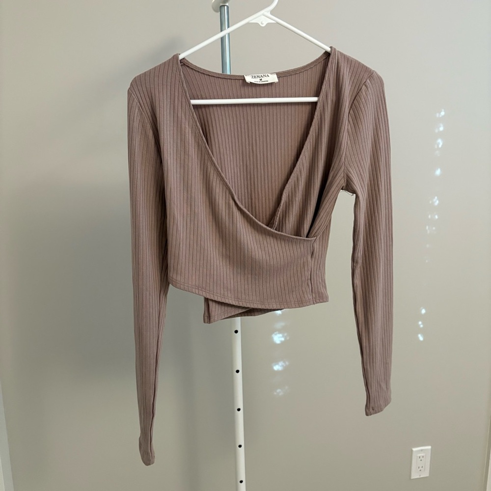 Brand New Zenana Crossover Top - Size Medium